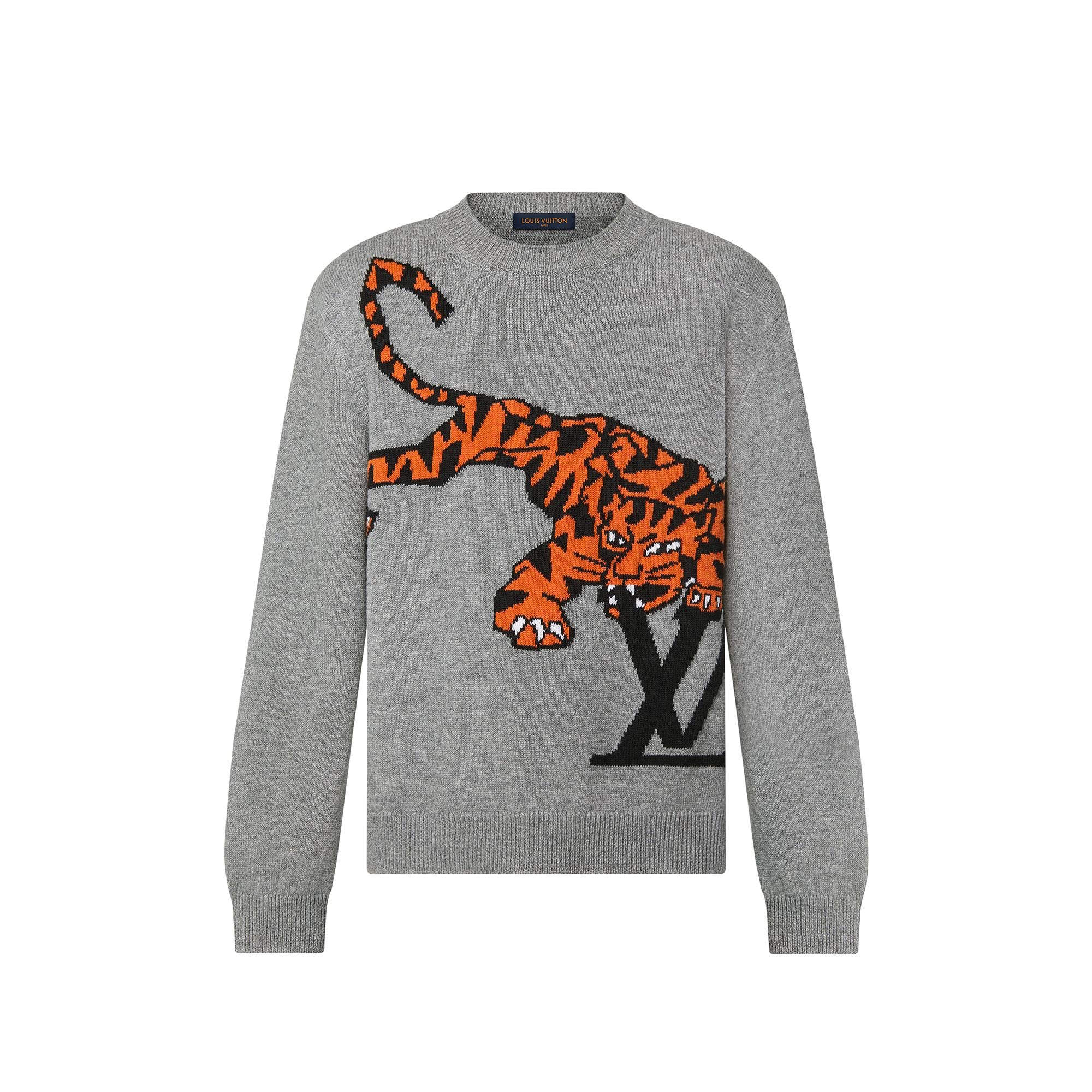 Louis vuitton best sale grey jumper